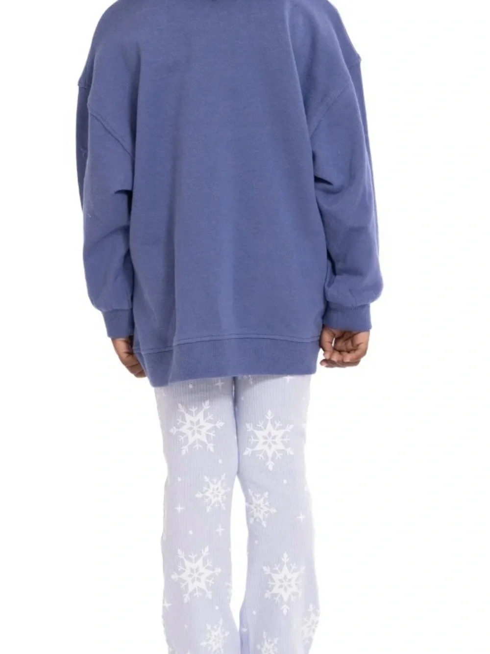Disney Girls Blue Frozen Elsa & Anna Pajama Set